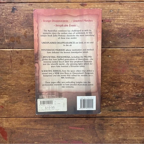 Great Australian Mysteries Unsolved Unexplained Unknown John Pinkney - Picture 4 of 4